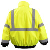 Class 3 High Visibility 2-in-1 Black Bottom Bomber Jacket LUX-350-JB-B