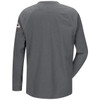 Bulwark FR iQ Series Comfort Knit Long Sleeve T-Shirt QT32 Charcoal Back