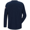 Bulwark FR iQ Series Comfort Knit Long Sleeve T-Shirt QT32 Dark Blue Back