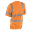 Occunomix Class 3 Hi Vis T-Shirt Moisture Wicking Birdseye with Pocket LUX-SSETP3B Orange Front