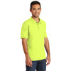 Port and Company Enhanced Visibility Safety Polo Shirt KP55 Safety Green Side