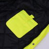 GSS Class 3 Hi Vis Premium ONYX PRIMALOFT Lime 3-in-1 Winter Parka Jacket with Teflon Protector 8505 Inside Pocket