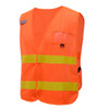 GSS Non-ANSI Enhanced Visibility Orange Mesh Vest 3112 Left Side