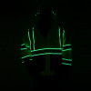 Alpha Workwear Class 3 Hi Vis Glow in Dark Bomber Jacket A262 Illuminated