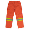 Tough Duck Class E Hi Vis Orange Two-Tone Cargo Work Pants SP01 Front