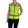 Utility Pro Class 2 Hi Vis Yellow Adjustable Ladies Vest with Teflon Protector UHV662 Front