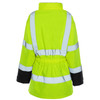 Utility Pro Class 2 Hi Vis Yellow Navy Bottom Ladies Parka with Teflon Protector UHV664 Back