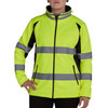 Utility Pro Class 2 Hi Vis Yellow Ladies Soft Shell Jacket with Teflon Protector UHV668 Front Utility Pro Class 2 Hi Vis Yellow Ladies Soft Shell Jacket with Teflon Protector UHV668 Front