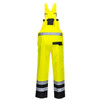 PortWest Class E Hi Vis Waterproof Unlined Bib S488 Back