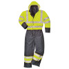 PortWest Class 3 Hi Vis Quilt Lined Coveralls S485 Yellow/Black