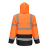 PortWest Class 3 Hi Vis Classic Rain Jacket Yellow Orange UH443 PortWest Class 3 Hi Vis Classic Rain Jacket Yellow Orange UH443