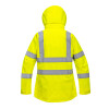 PortWest Class 3 Hi Vis Yellow Ladies Breathable Jacket LW70 Back