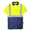 PortWest Class 1 Enhanced Visibility Polo Shirt S479 Front - Navy Bottom