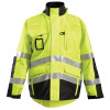 Occunomix Class 3 Hi Vis Yellow 3-in-1 Black Bottom Rip Stop Flannel Parka SP-RSPARKA Front
