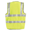 Occunomix FR Class 2 Hi Vis Yellow Premium Solid Vest FR-VM1122 Back