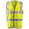 Occunomix FR Class 2 Hi Vis Yellow Premium Solid Vest FR-VM1122 Front