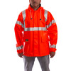 Tingley FR Class 3 Hi Vis Orange Eclipse Rain Jacket J44129 Front