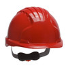 PIP Class E Evolution Deluxe 6151 Cap Style 6-Point Ratchet Made in USA Hard Hat 280-EV6151 – Box of 10 Red