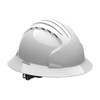 PIP Class C Vented Full Brim Made in USA Hard Hat with 6-Pt Ratchet Adjustment 280-EV6161V - Box of 10 White