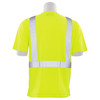 ERB Class 2 Hi Vis Lime Black Bottom T-Shirt 9601SB-L Back