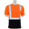 ERB Class 2 Hi Vis Orange Black Bottom T-Shirt 9601SB-O Front