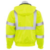 ERB Class 3 Hi Vis Lime 3-in-1 Bomber Jacket W510 Back ERB Class 3 Hi Vis Lime 3-in-1 Bomber Jacket W510 Back
