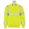 ERB Class 3 Hi Vis Lime Pullover Hooded Sweatshirt W376-L Front