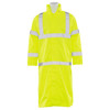 ERB Class 3 Hi Vis Lime Full Length Raincoat S163-L Front