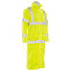 ERB Class 3 Hi Vis Lime Full Length Raincoat S163-L Right Side Profile