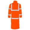 ERB Class 3 Hi Vis Orange Full Length Raincoat S163-O Back