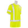 ERB Class 3 Hi Vis Lime Moisture Wicking T-Shirt 9801S-L Right Side Profile