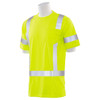 ERB Class 3 Hi Vis Lime Moisture Wicking T-Shirt 9801S-L Left Side Profile