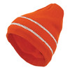 Tough Duck Non-ANSI Hi Vis Acrylic Knit Cap with Reflective Stripes i45816-FL Orange