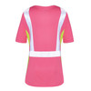 GSS Non-ANSI Hi Vis Pink with Lime Trim Sides Ladies T-Shirt 5126 Back