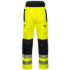 PortWest Class E Hi Vis Yellow Extreme Rain Pants PW342 Front