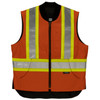 Tough Duck Class 1 Enhanced Visibility X-Back Orange Duck Safety Vest SV06 Front