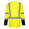 PortWest Class 3 Hi Vis Laguna Long Sleeve T-Shirt S398