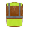 GSS Type P Class 2 Public Safety Vest - Adjustable Waist Brown