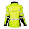 Kishigo Premium Brilliant Series Rainwear Jacket Lime RWJ112