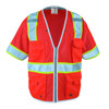 Kishigo Brilliant Series Premium Heavy Duty Vest Red 1750