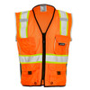 Kishigo Premium Black Series Heavy Duty Vest 1514 Orange Kishigo Premium Black Series Heavy Duty Vest 1514 Orange