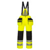 PortWest PW3 Hi-Vis Winter Pants Yellow-Black PW351 back