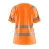 Blaklader Class 2 Hi Vis Orange T-Shirt Women's 349910135300 back