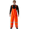 NASCO FR Class E Hi Vis Sentinel Arc Hydrocarbon Flash Fire Made in USA Bib Trouser 4501TF Orange