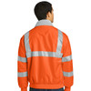 Port Authority® Enhanced Visibility Challenger™ Jacket Reflective Taping SRJ754 Orange stance back