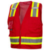 Pyramex Two-Toned Safety Vests Red - RVZ24CP Red