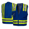 Pyramex Two-Toned Safety Vests - Blue RVZ24CP FB