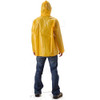 NASCO ASTM D751 WorkHard Waist Length Industrial Rain Jacket With Hood 61JSY Back