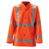 NASCO Class 3 Hi Vis WorkLite Made in USA Full Length Raincoat 80CFY455 Orange