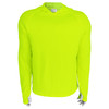 FrogWear® HV Premium High-Visibility Hooded Long-Sleeve Self-Wicking Shirt 